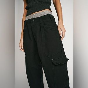 Free People Bay to Breakers Medium black pants